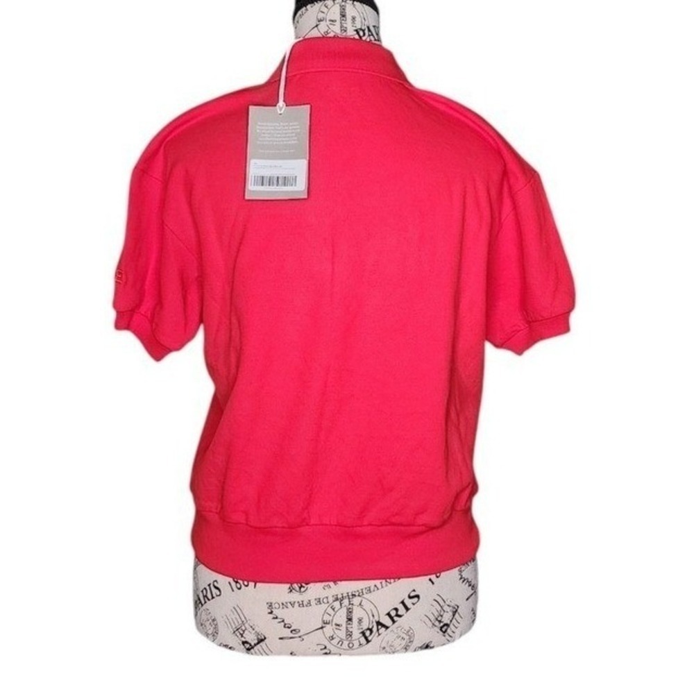 Everlane Big Red Polo Shirt | Size XS | Organic Cotton | Classic Minimalist Top - Picture 2 of 5